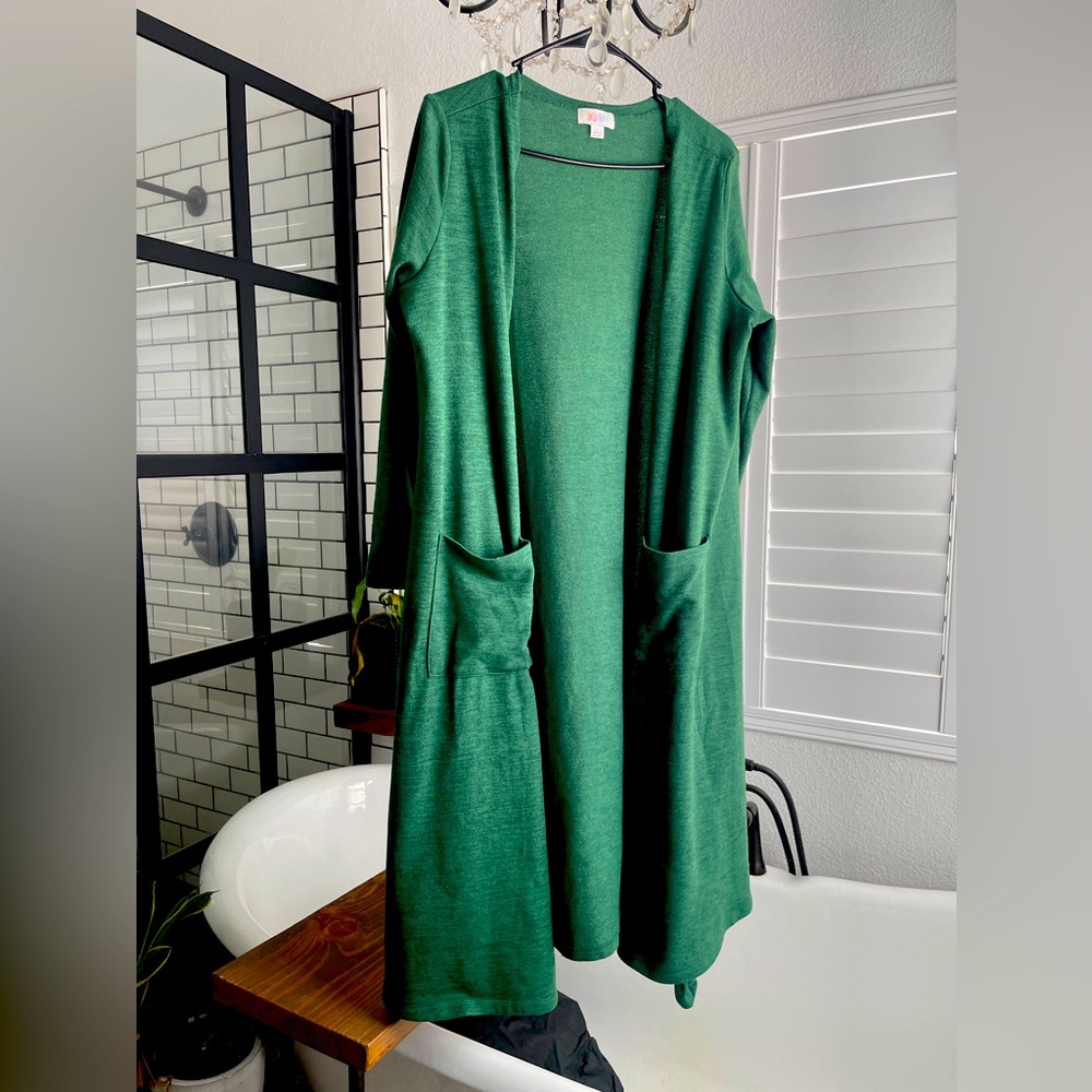 Lularoe Sarah Long Cardigan Size L